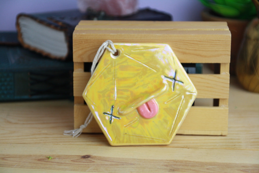 Knocked Out D20 Ornament