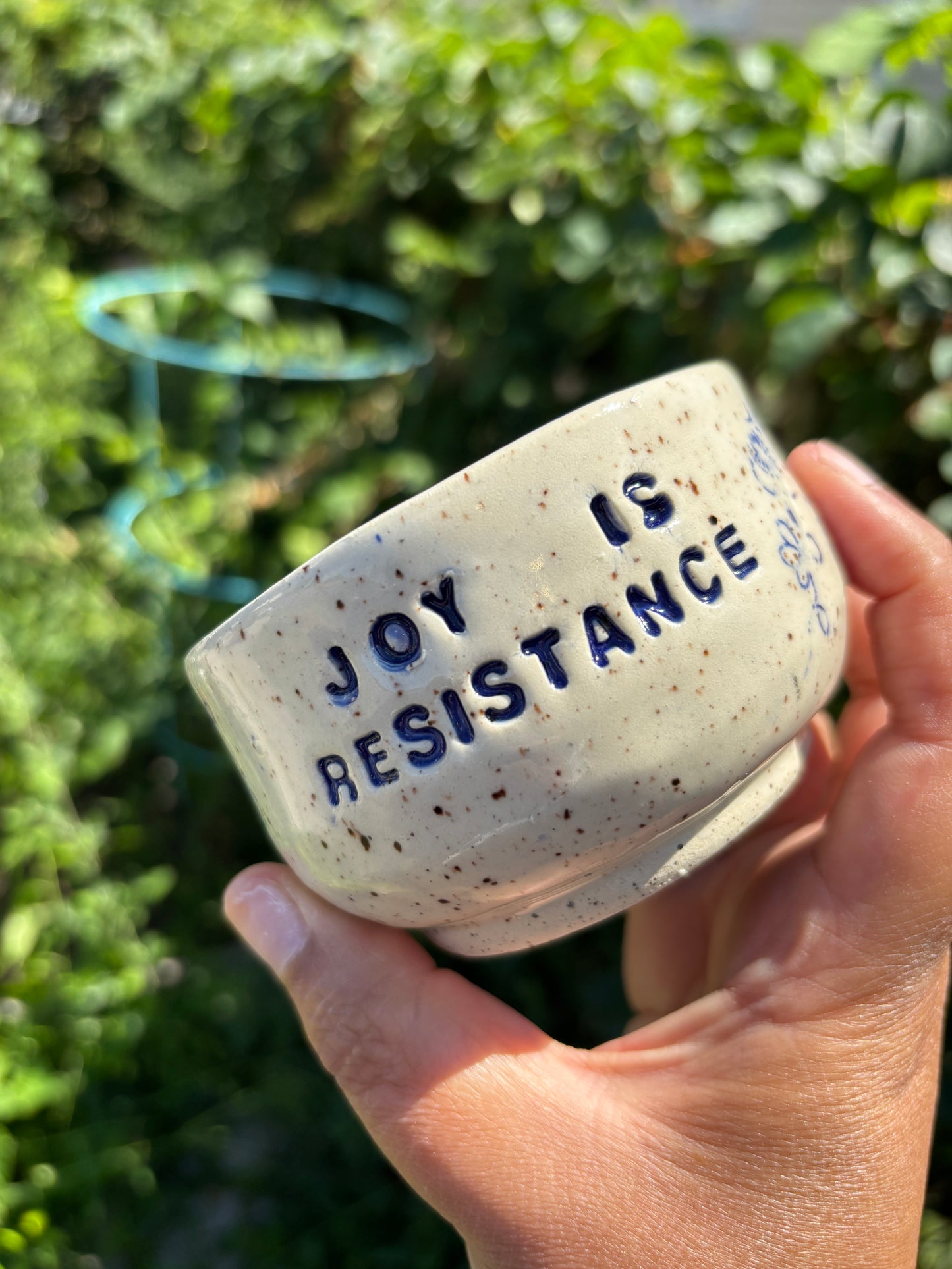 Joy is resistance bowl