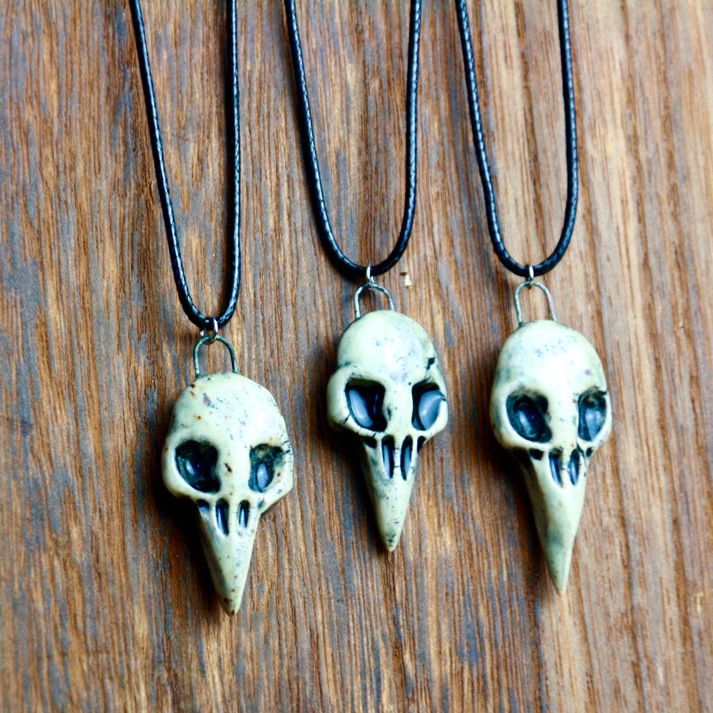 Raven Skull Necklace