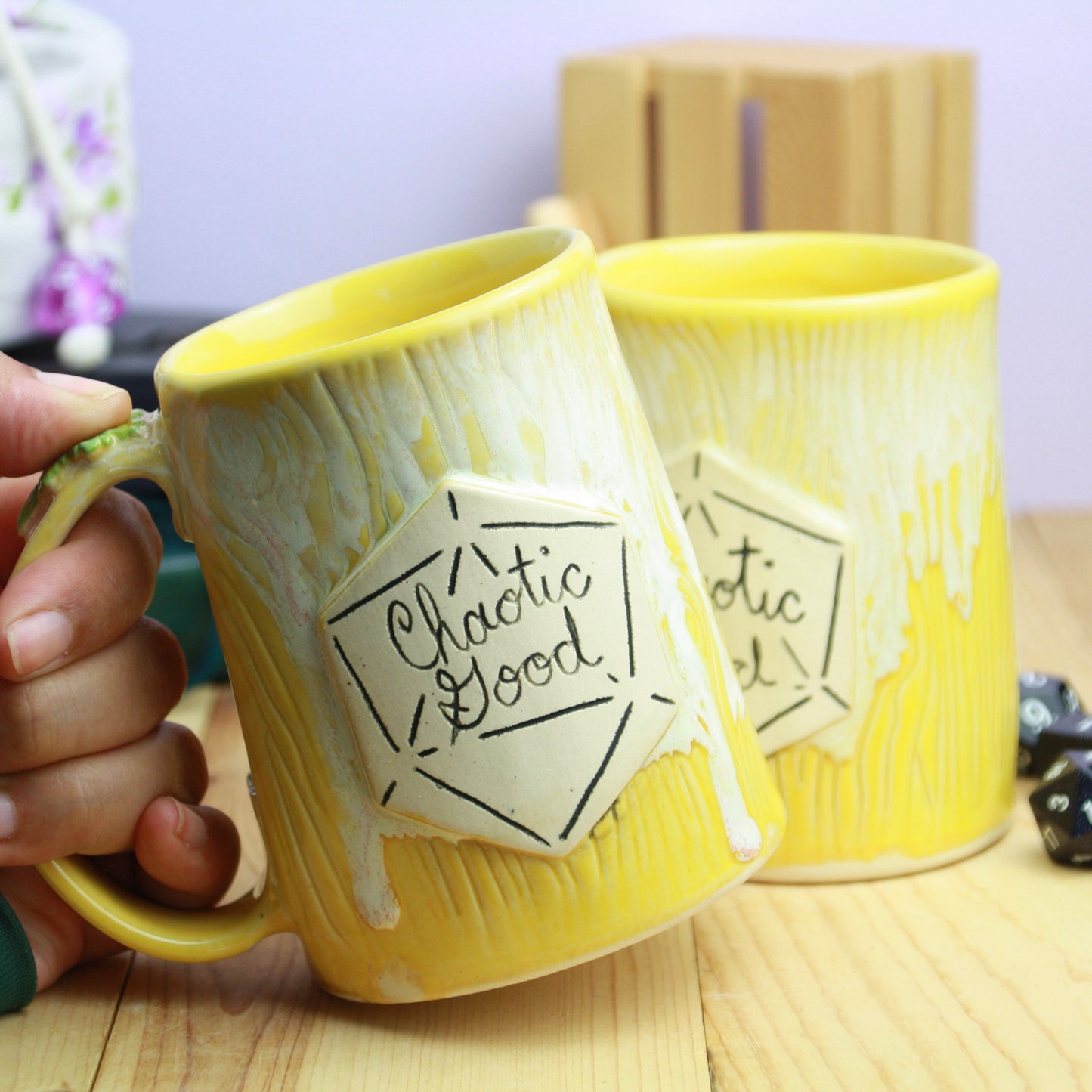 Chaotic Good // Let Chaos Reign Dice Mug