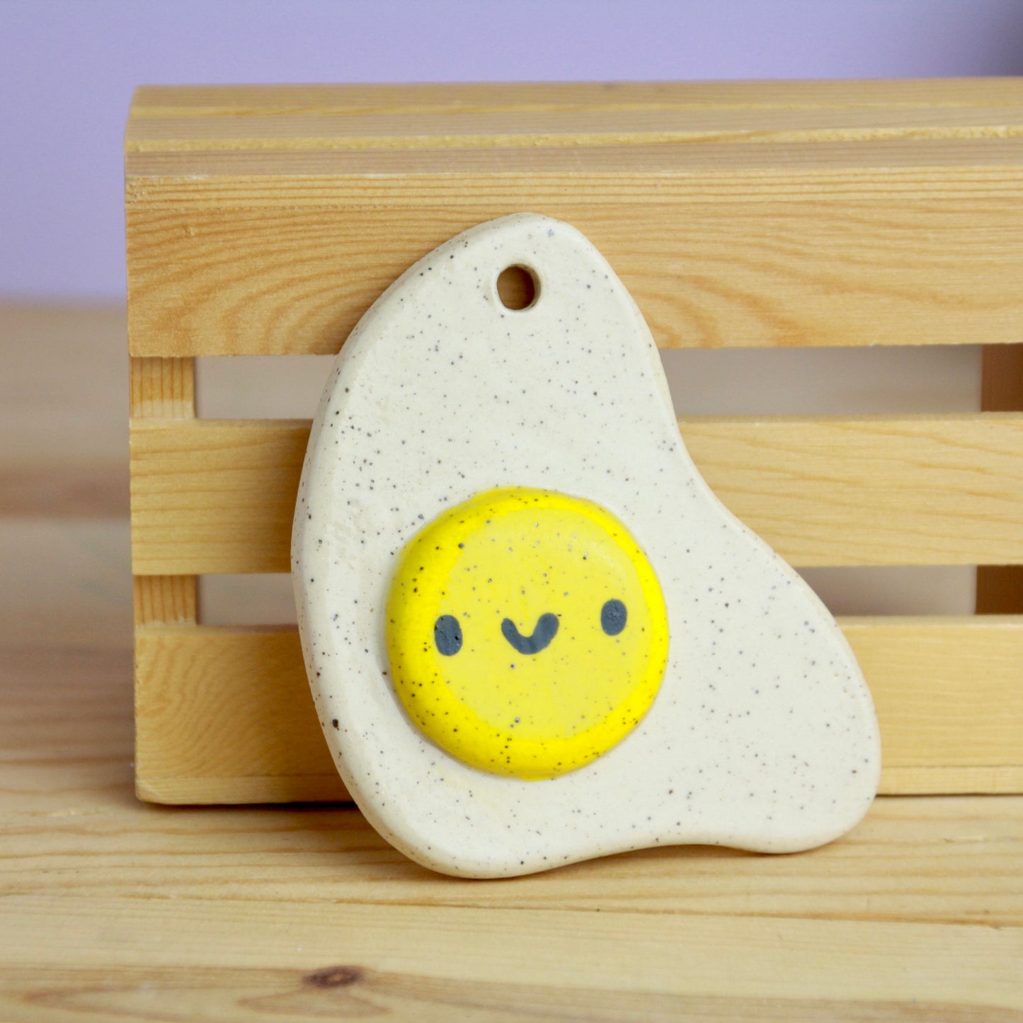 Fried Egg Ornament