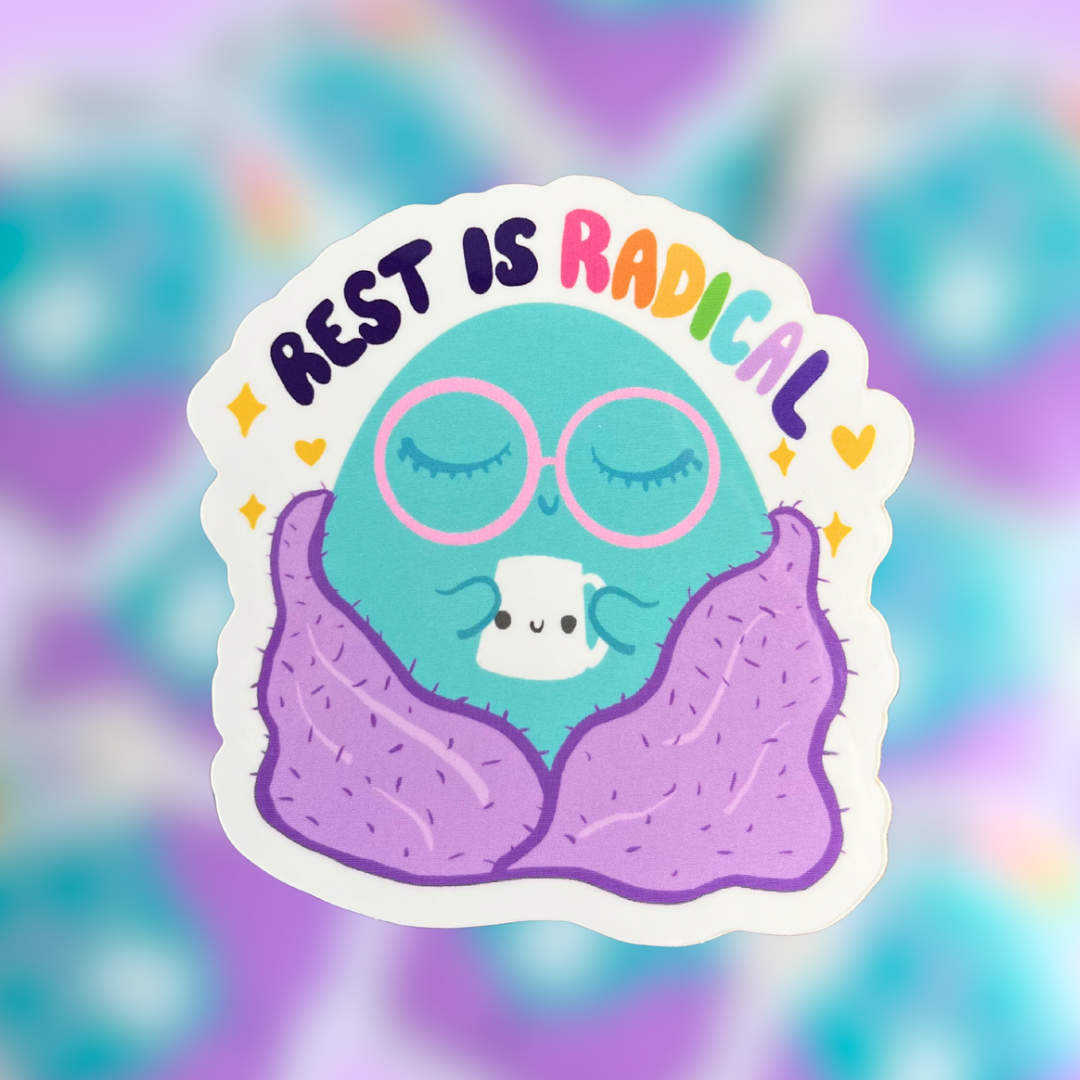 Rest is Radical Vinyl Sticker