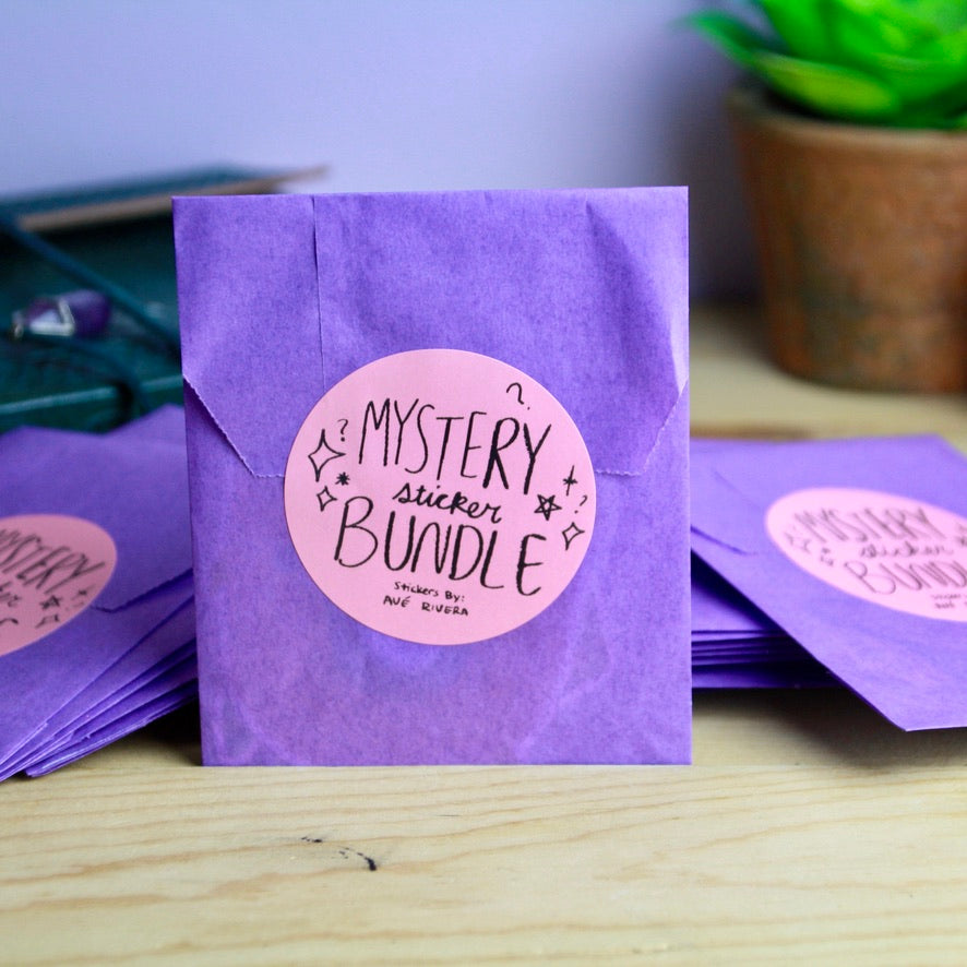 Mystery B Grade Vinyl Sticker Pack