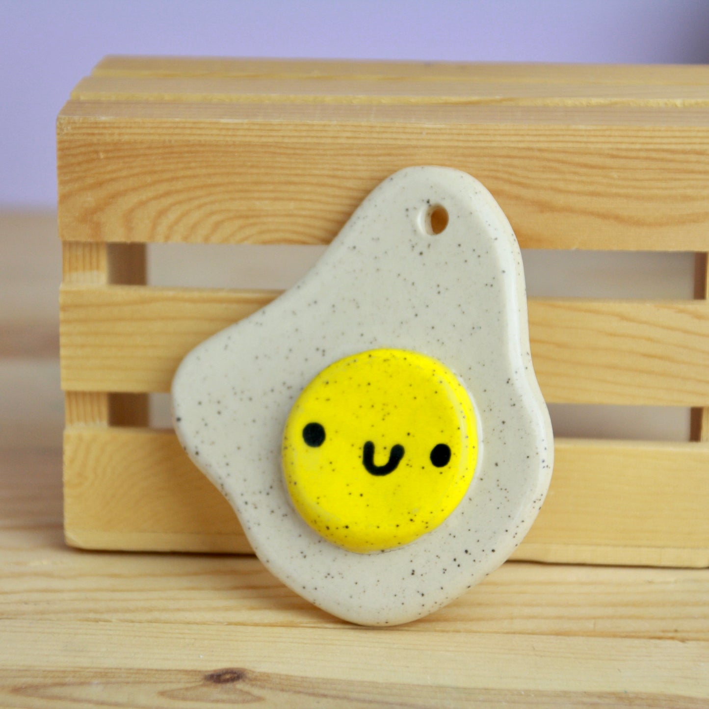 Fried Egg Ornament