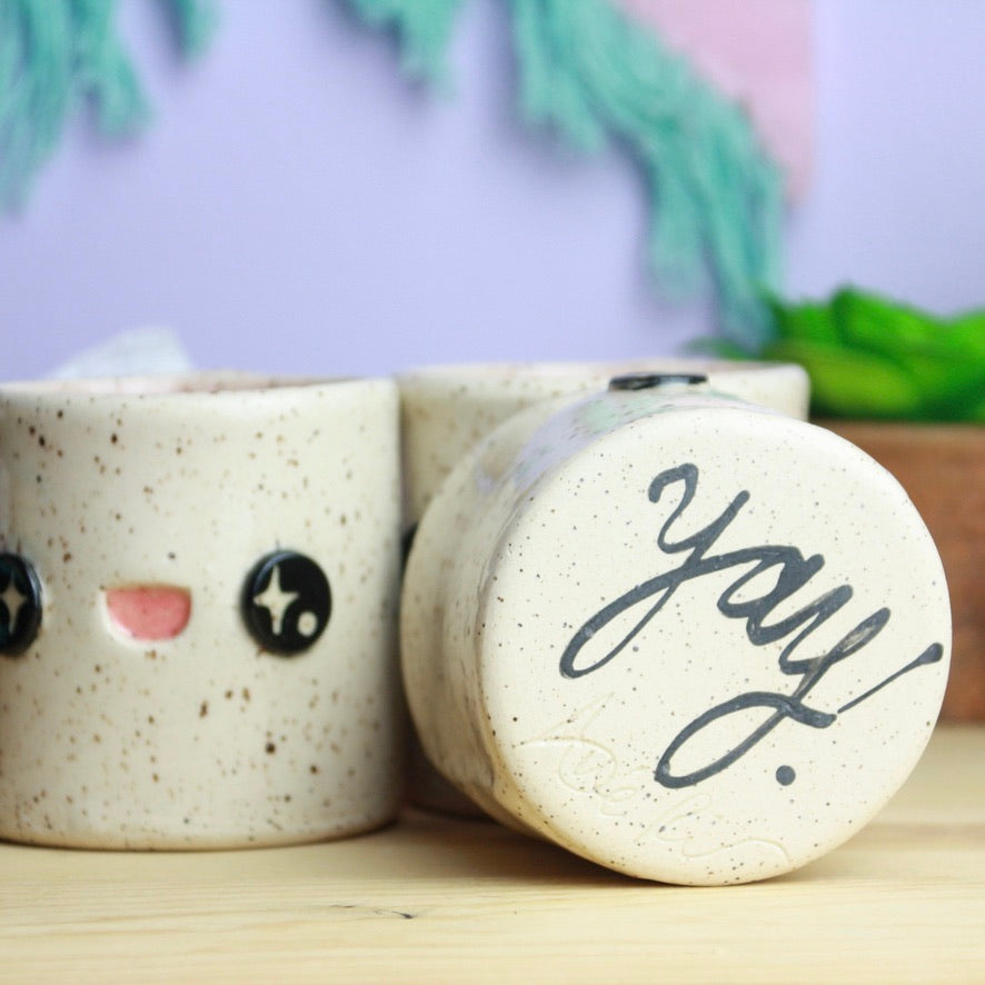 Happy Speckled Cup