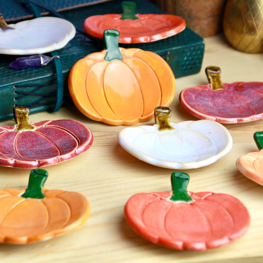 Pumpkin trinket dish