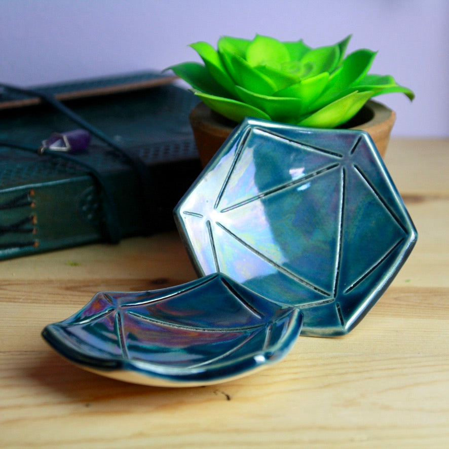 Iridescent D20 Dish | Small (3")