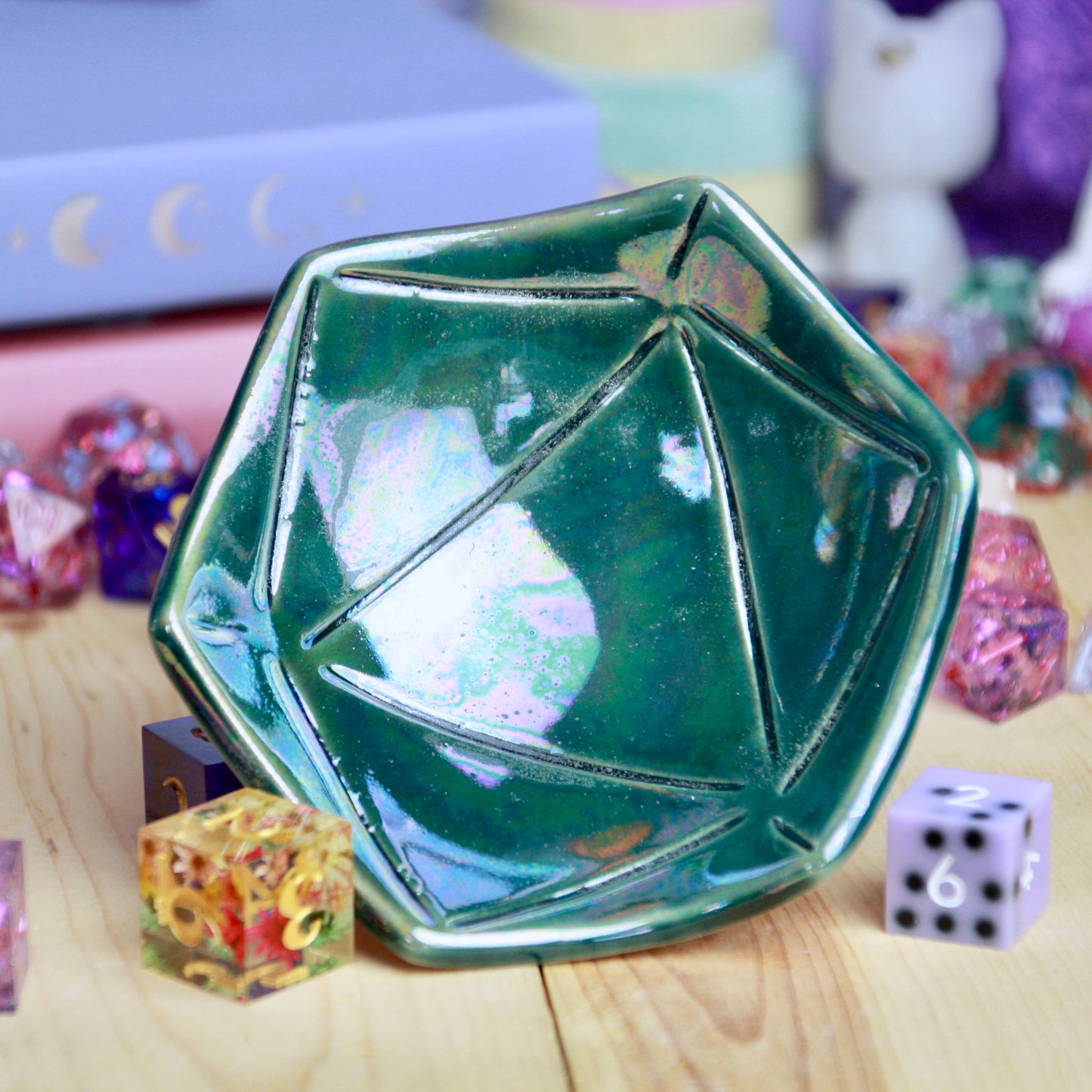 Iridescent D20 Dish | Medium (4")