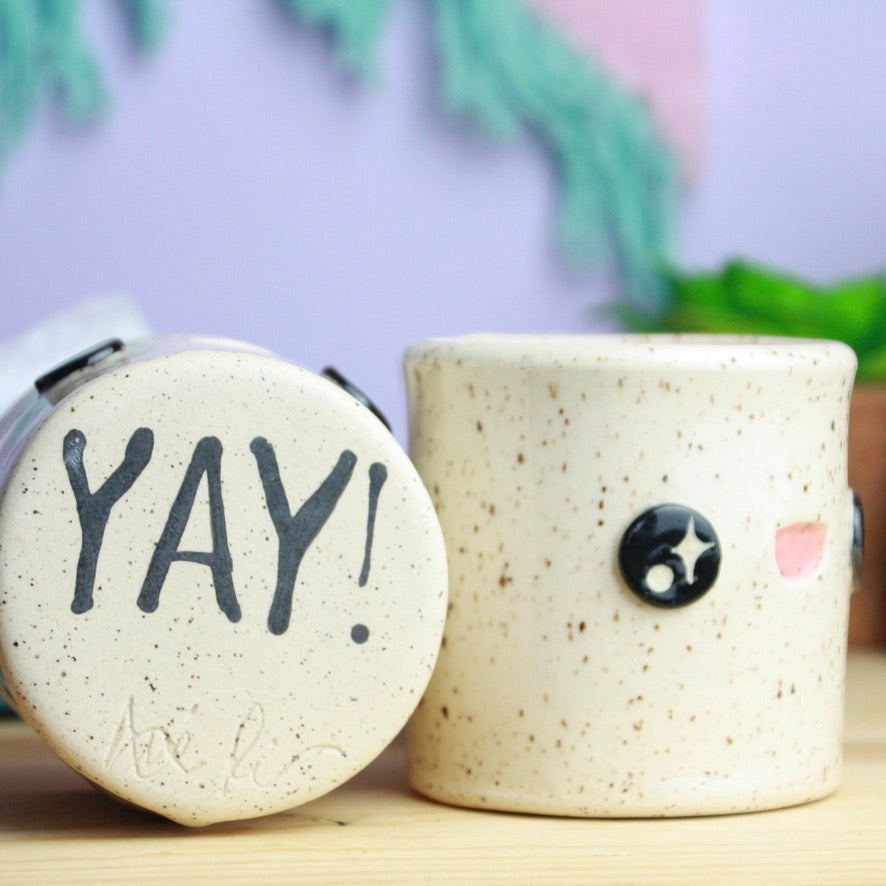 Happy Speckled Cup