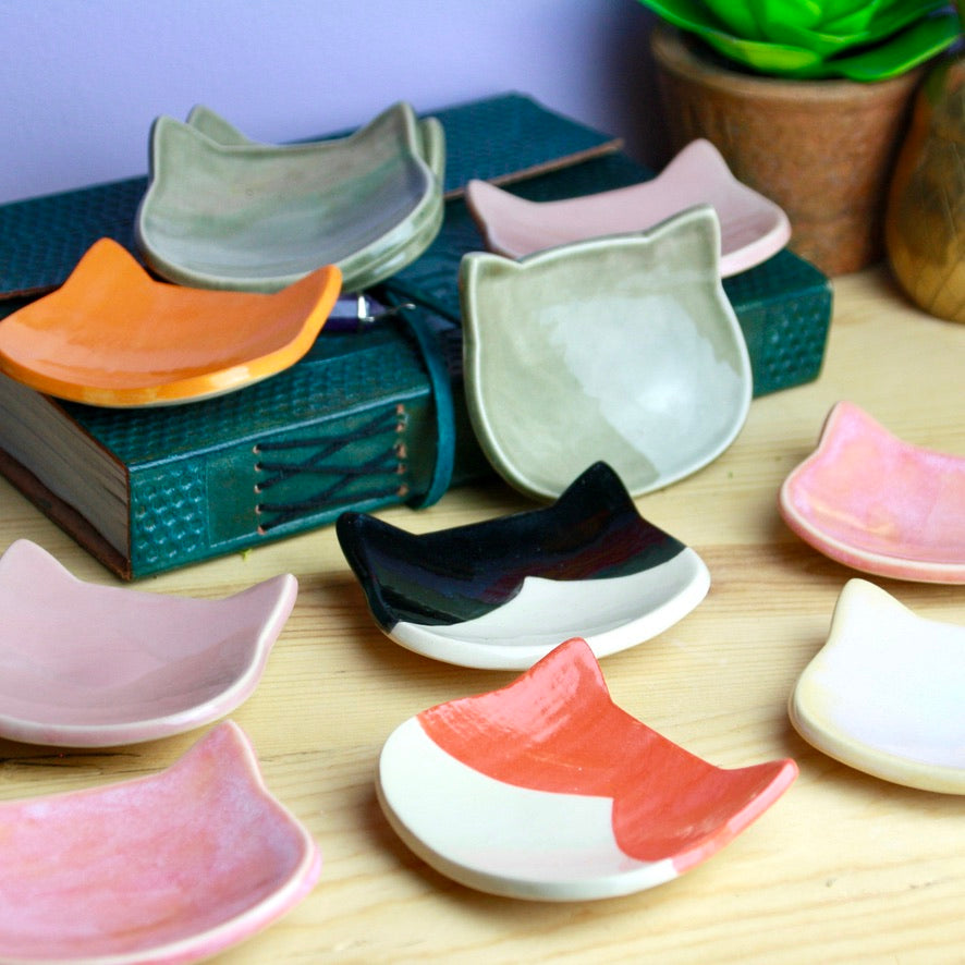 Kitty Cat Trinket Dish