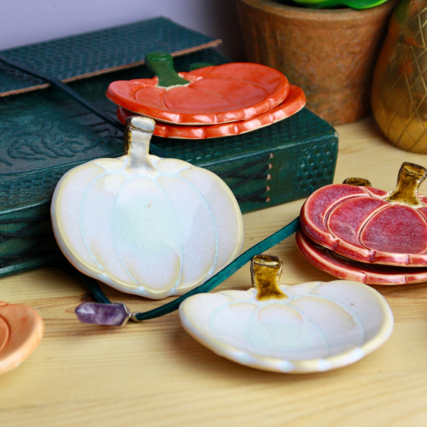 Pumpkin trinket dish