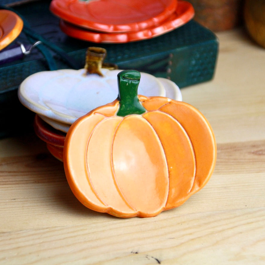 Pumpkin trinket dish