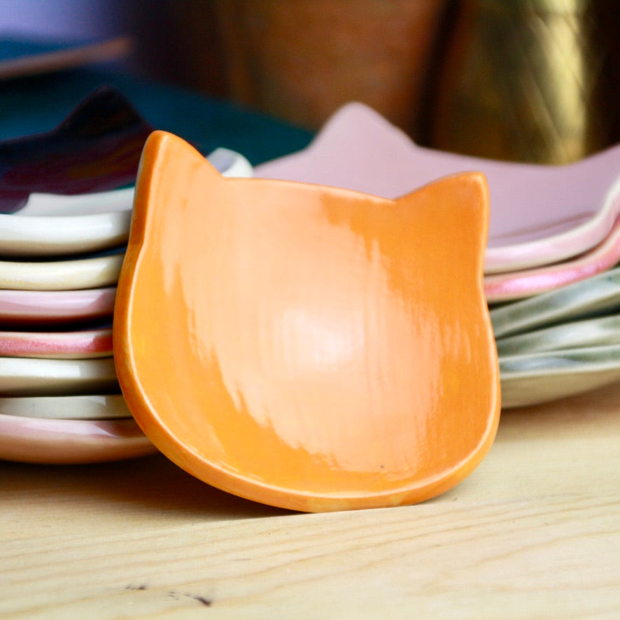 Kitty Cat Trinket Dish