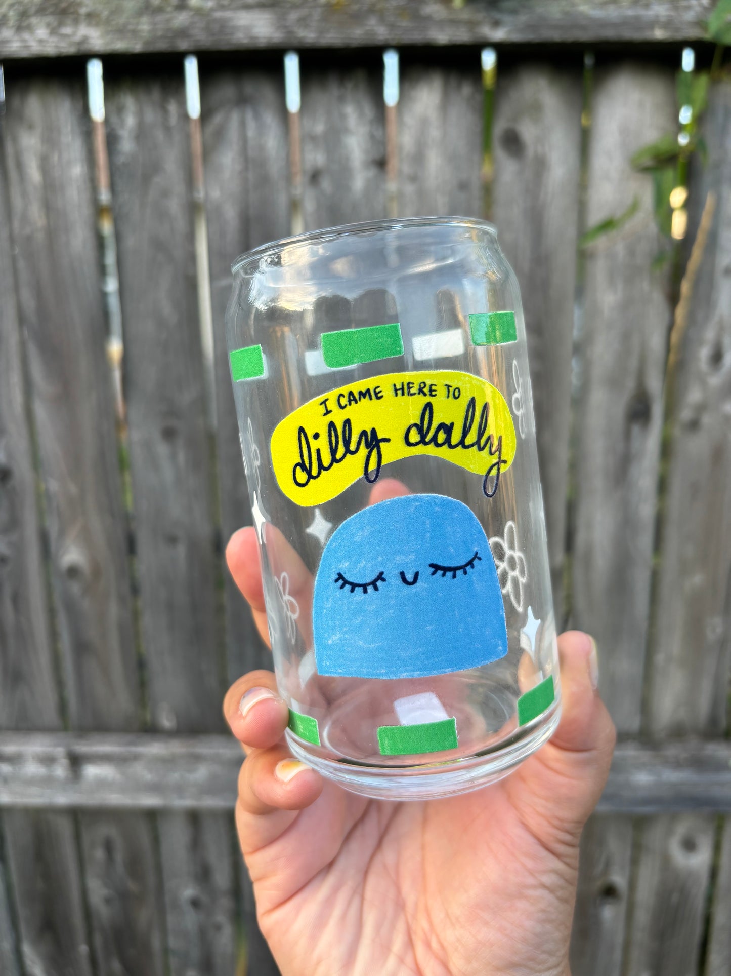 Dilly Dally Glass Tumbler