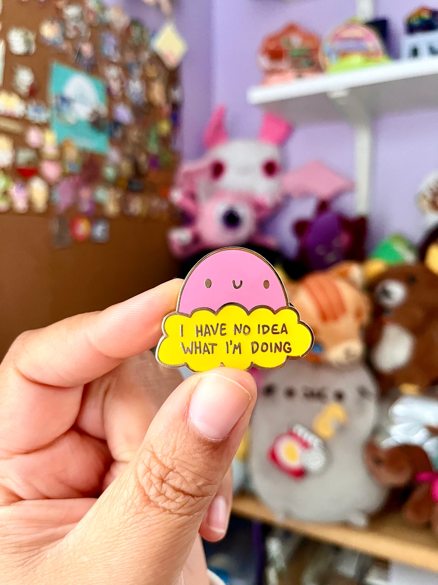 I Have No Idea What I'm Doing Enamel Pin