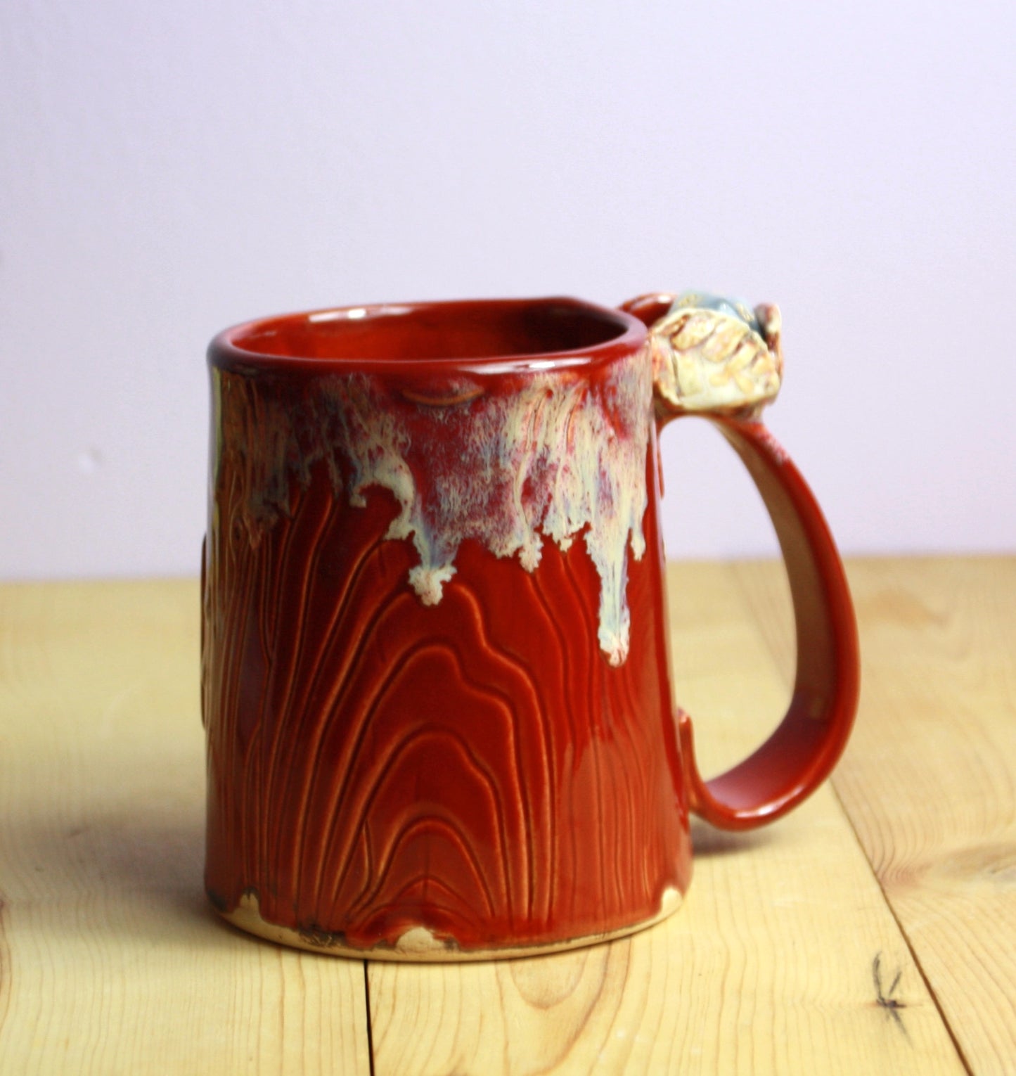Red Chaotic Good Dice Fidget Mug