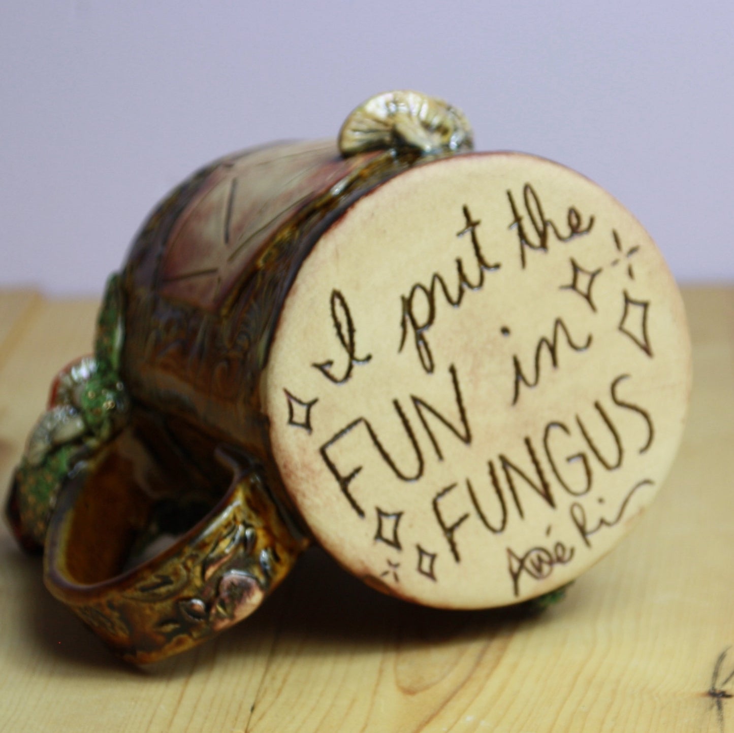 Mossy Mushroom Dice Mug