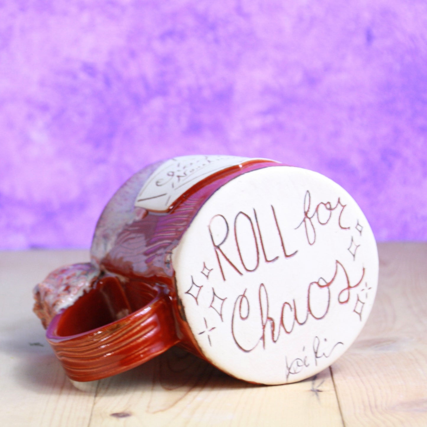 Chaotic Neutral Fidget Dice Mug