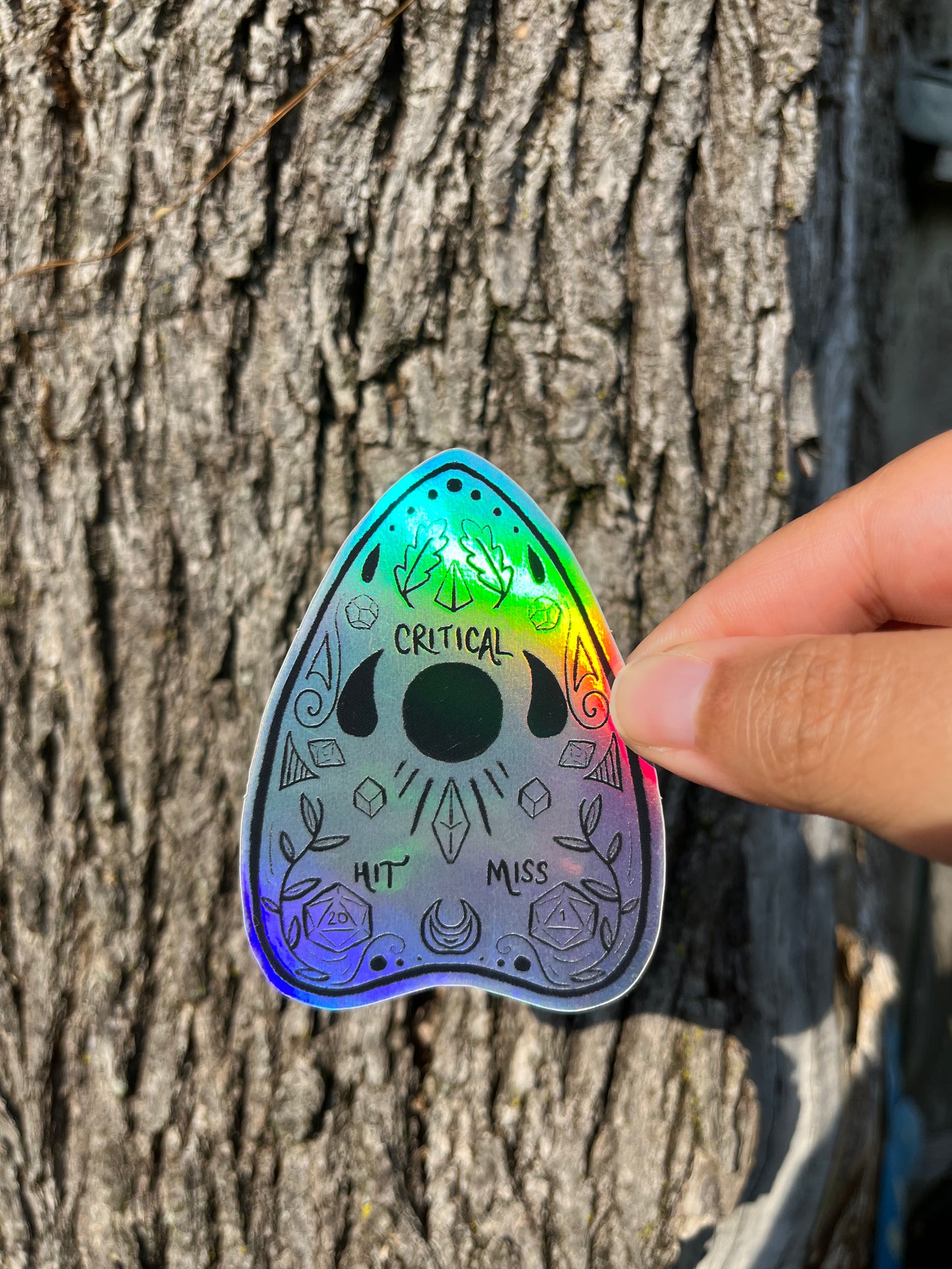 Critical Planchette Holo Vinyl Sticker