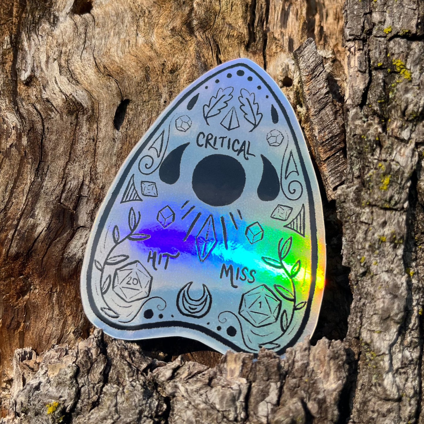 Critical Planchette Holo Vinyl Sticker