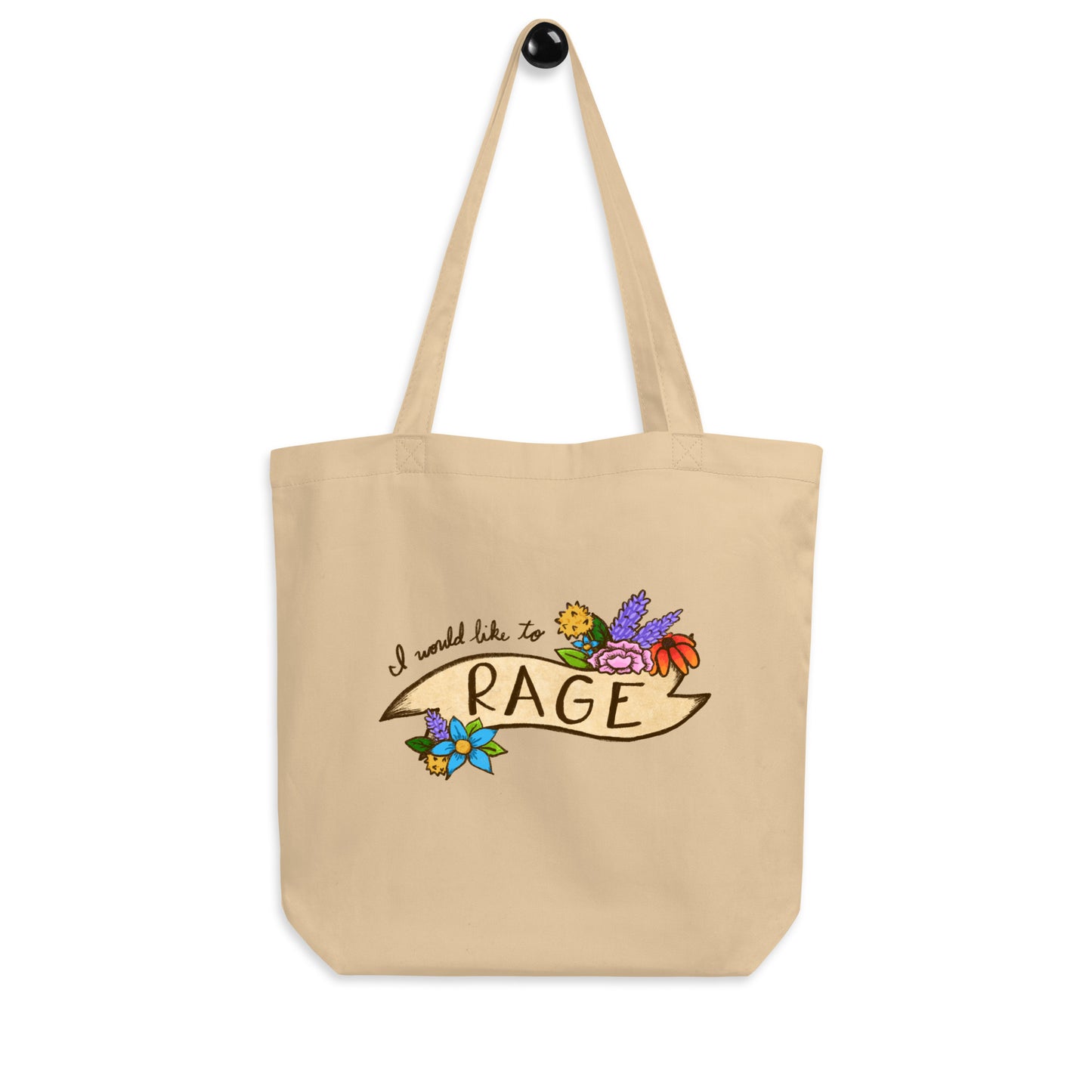 I would like to RAGE tote bag