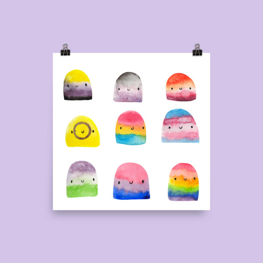 Pride Blobs Print