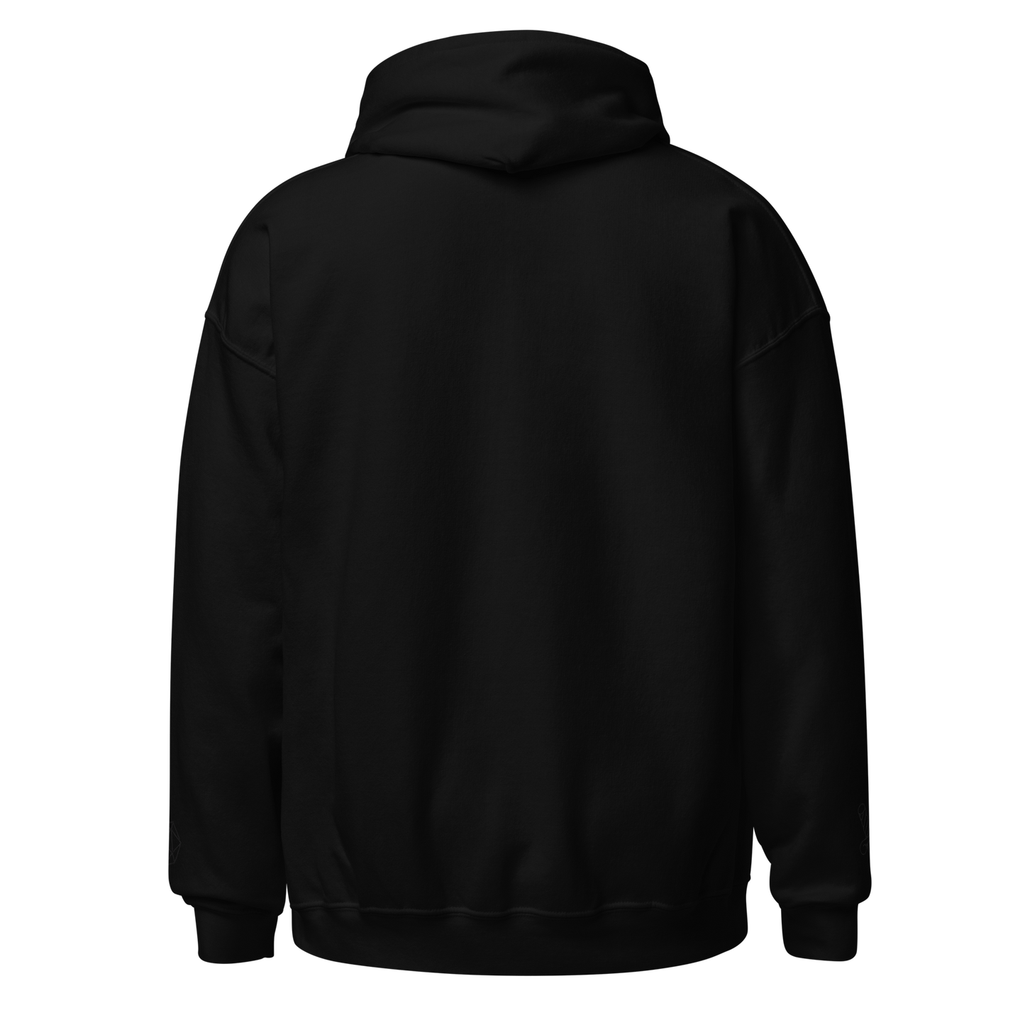+5 Stealth Hoodie | Black on Black embroidery