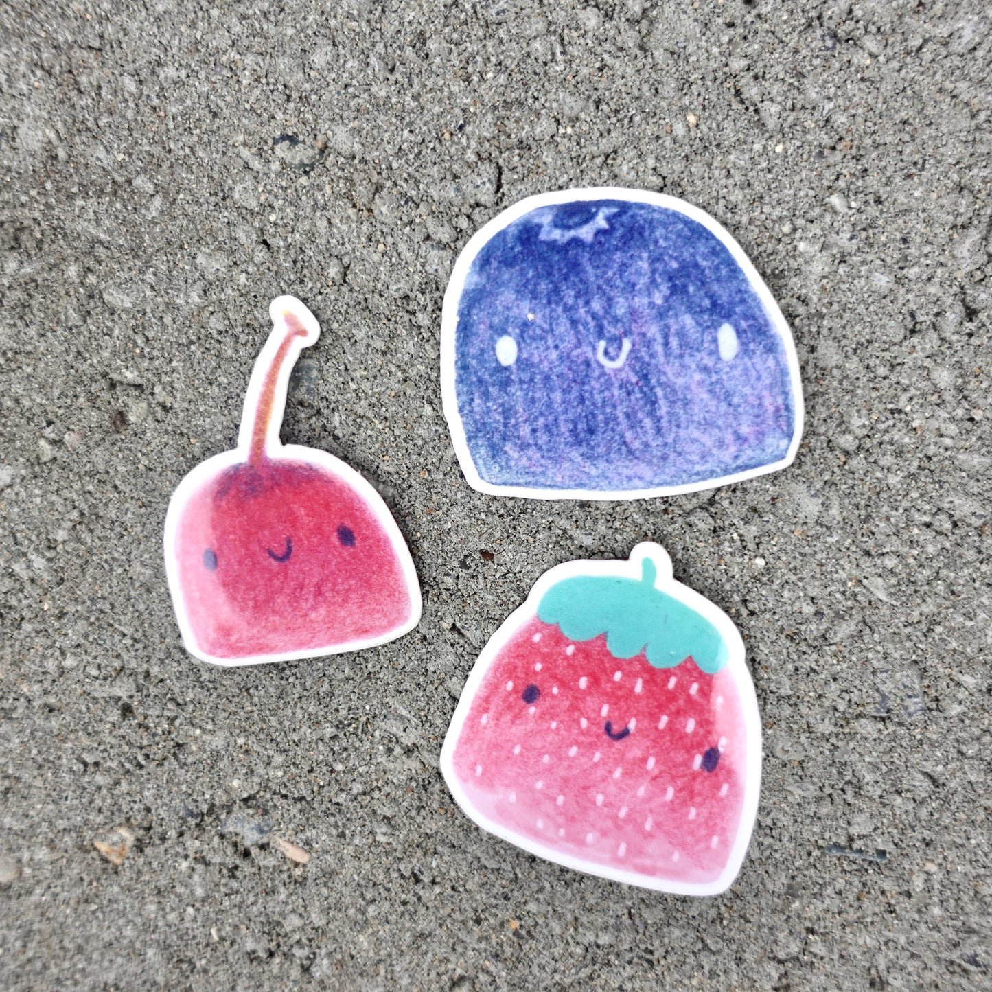 Fruit blob Sticker set