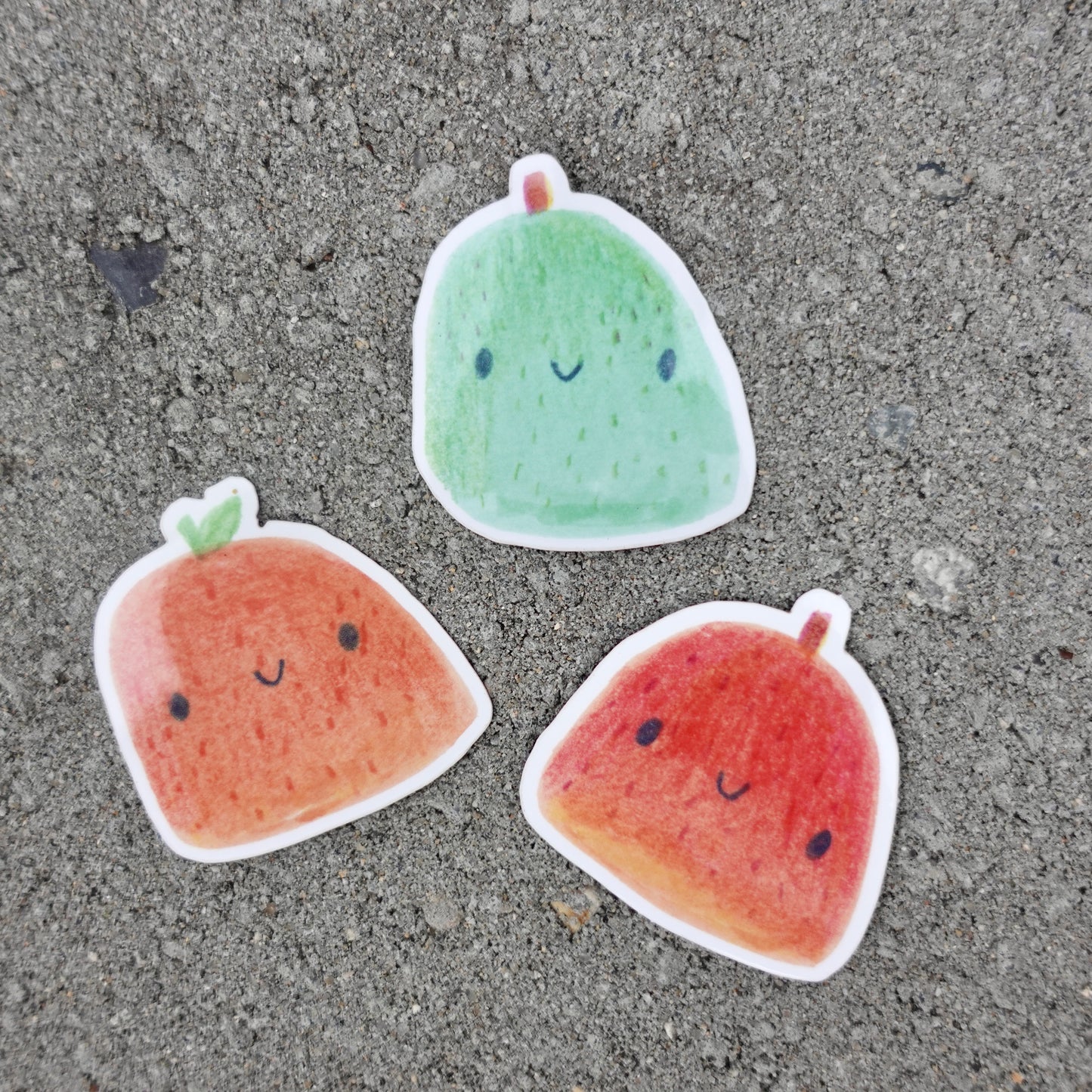 Fruit blob Sticker set