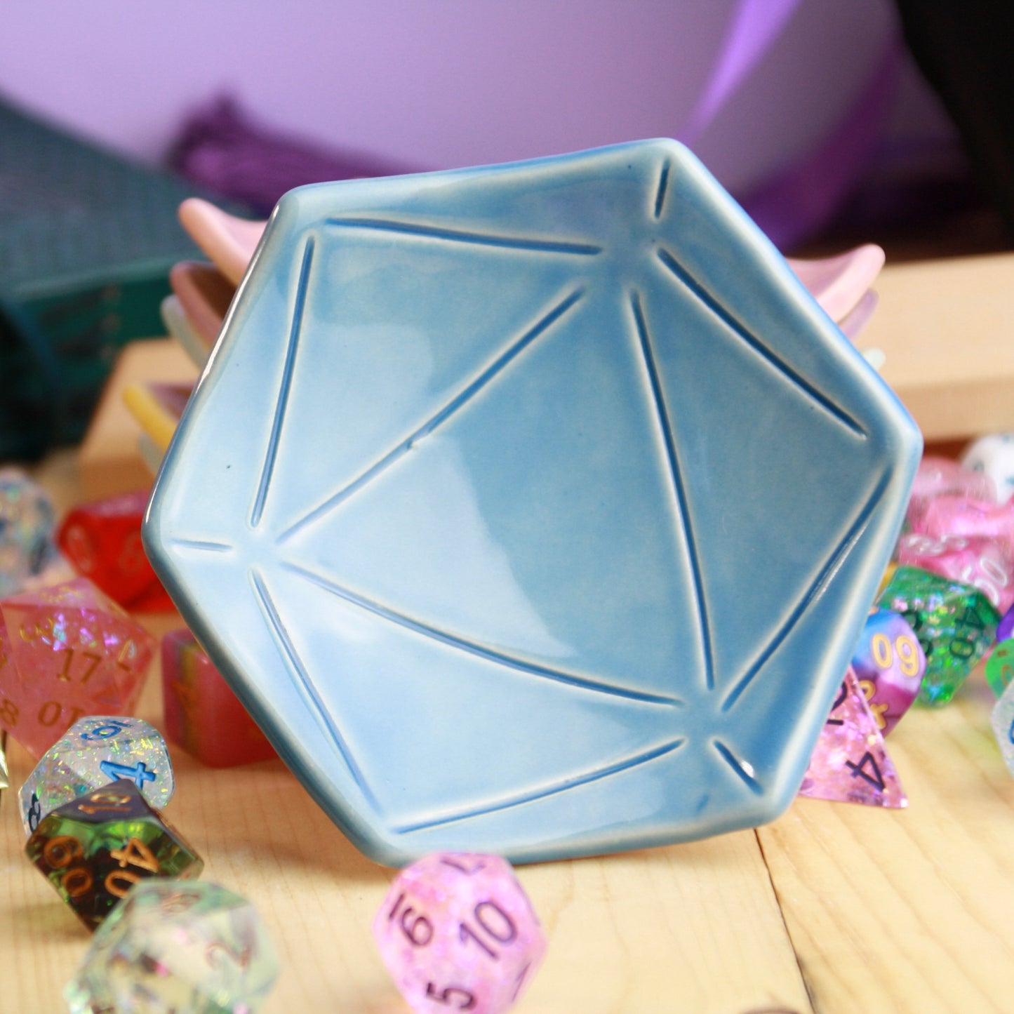 Iridescent D20 Dish | Medium (4")