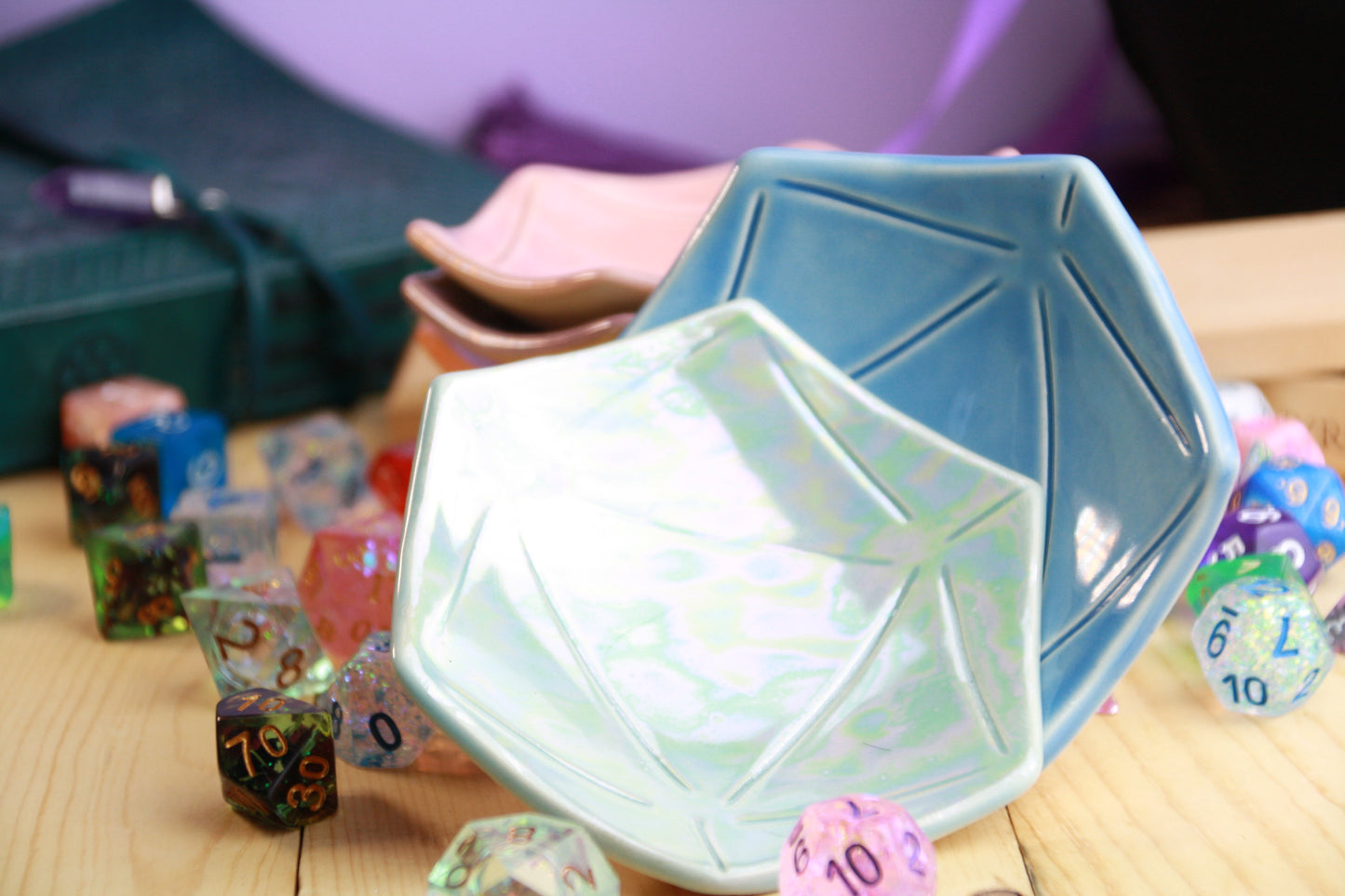 Iridescent D20 Dish | Medium (4")