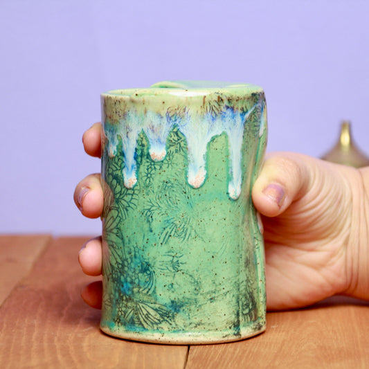 Drippy Flower Travel Tumbler