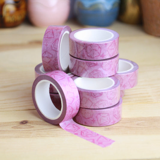 Pink Dice Washi Tape