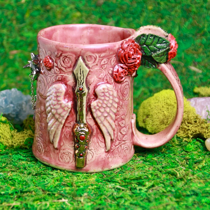 Rose Paladin Dice Mug