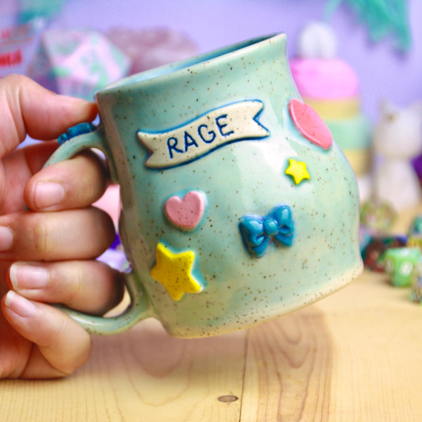 Rage Mug: Speckled Magical Girl Edition