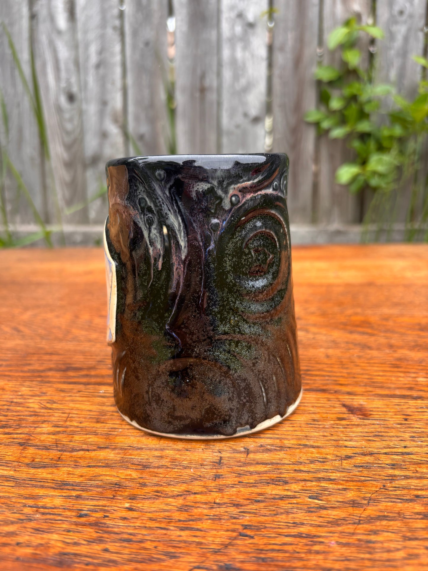 Black + white Dice Mug