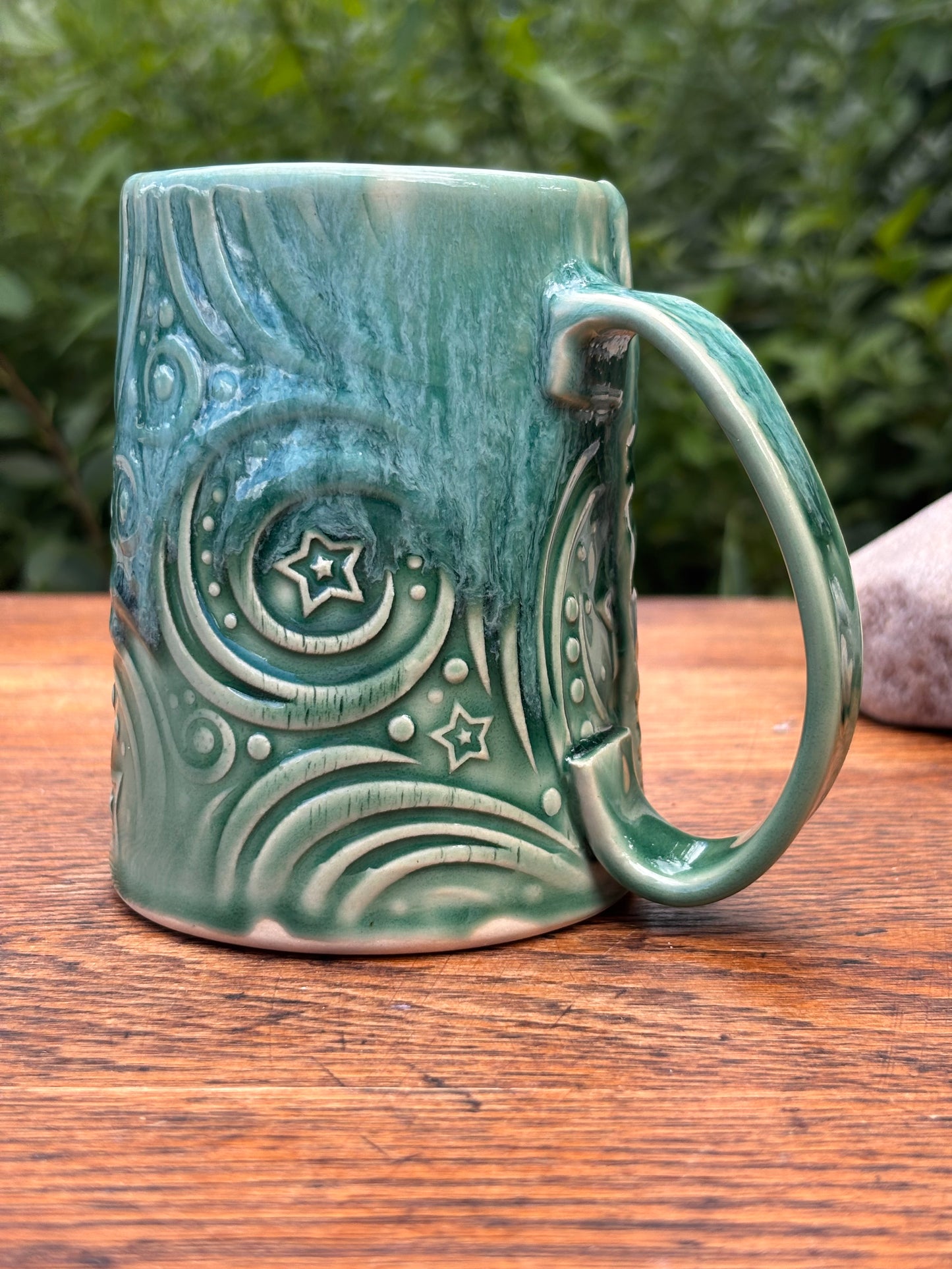 Starry Green Mug