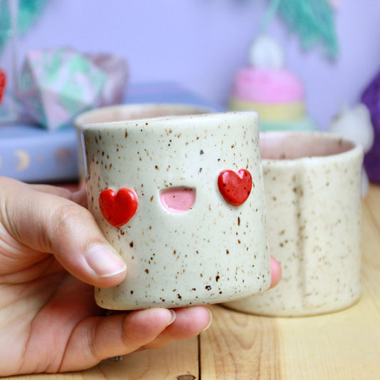 Speckled Heart Eyes cup