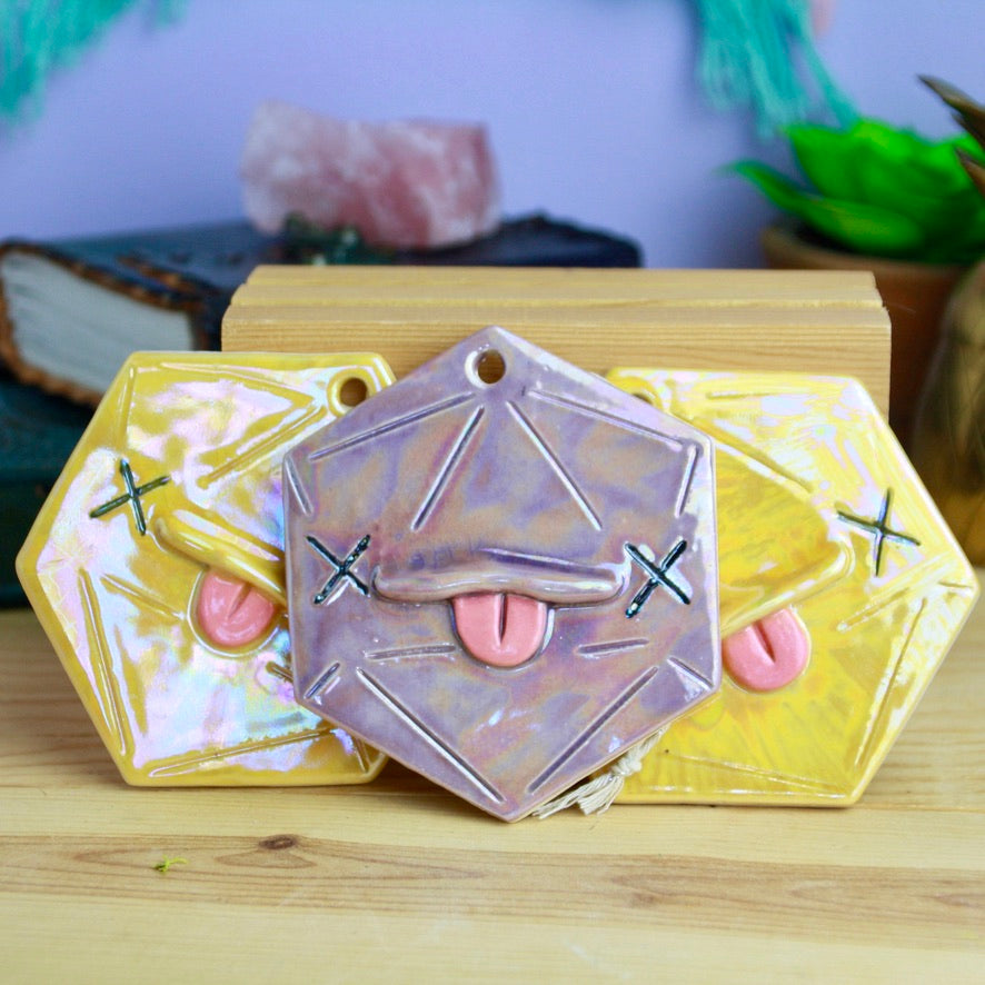 Knocked Out D20 Ornament