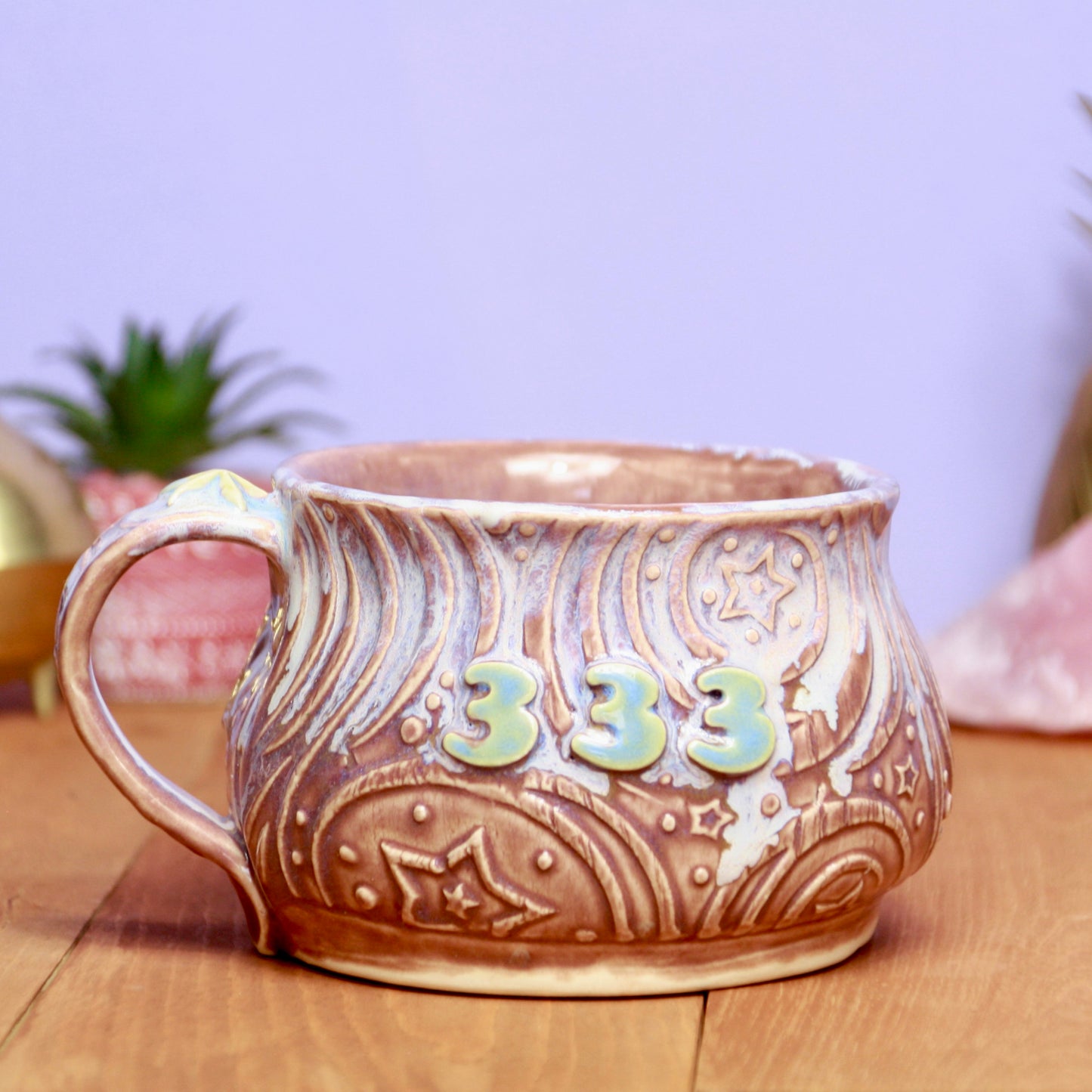 Lavender Mist Angel Number Mug
