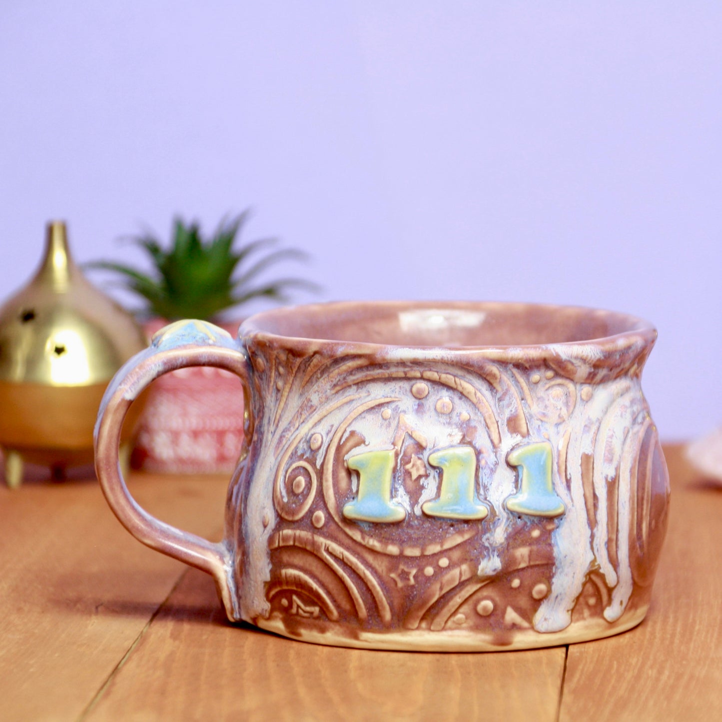 Lavender Mist Angel Number Mug