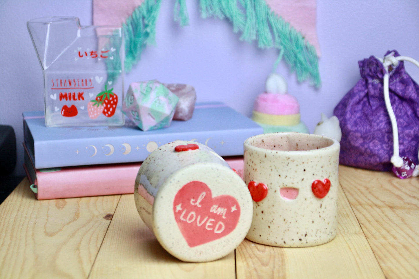 Speckled Heart Eyes cup