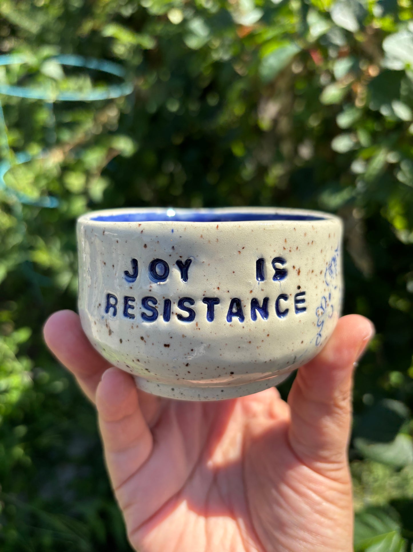 Joy is resistance bowl
