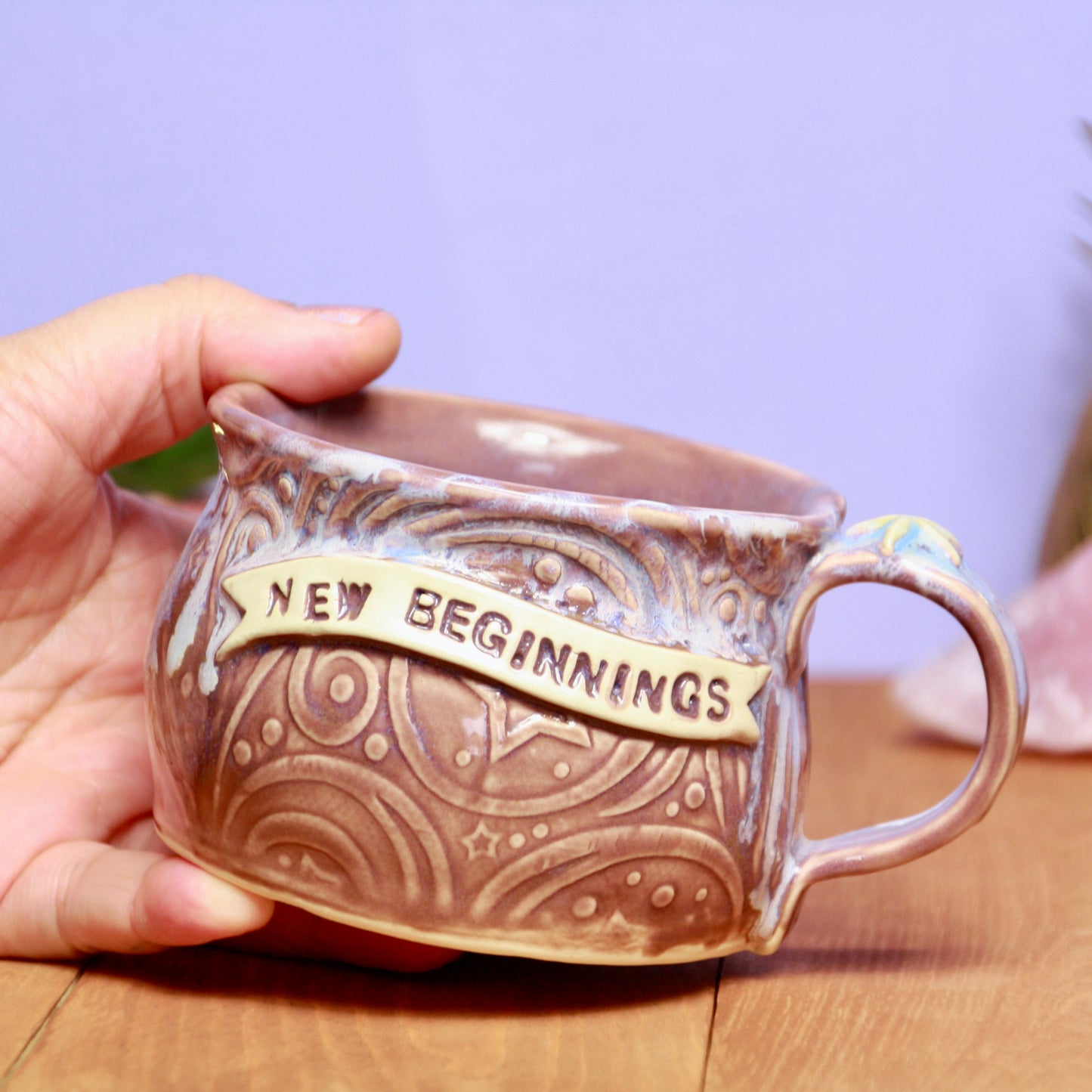 Lavender Mist Angel Number Mug