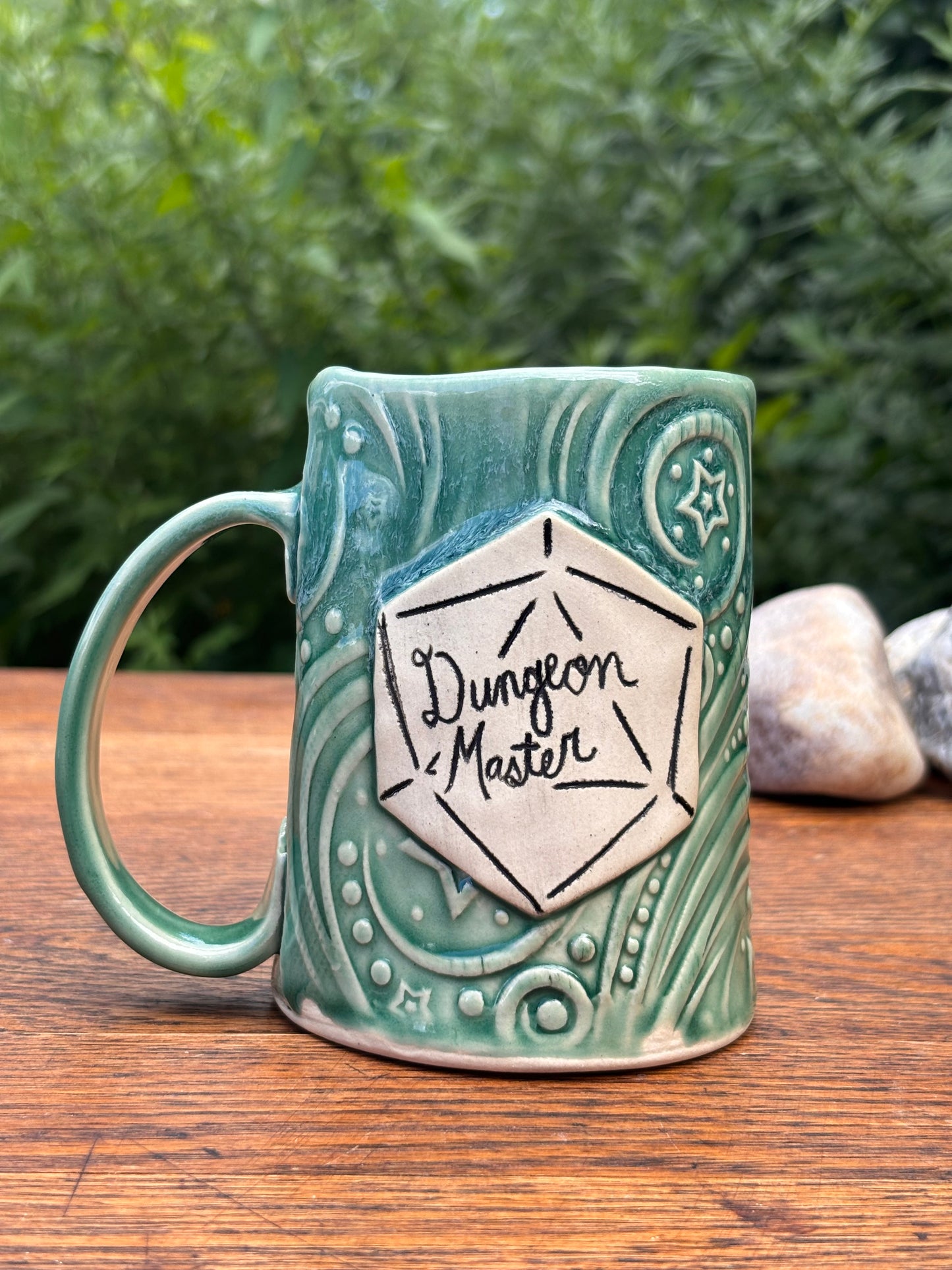 Starry Green Dungeon Master Mug - 14oz