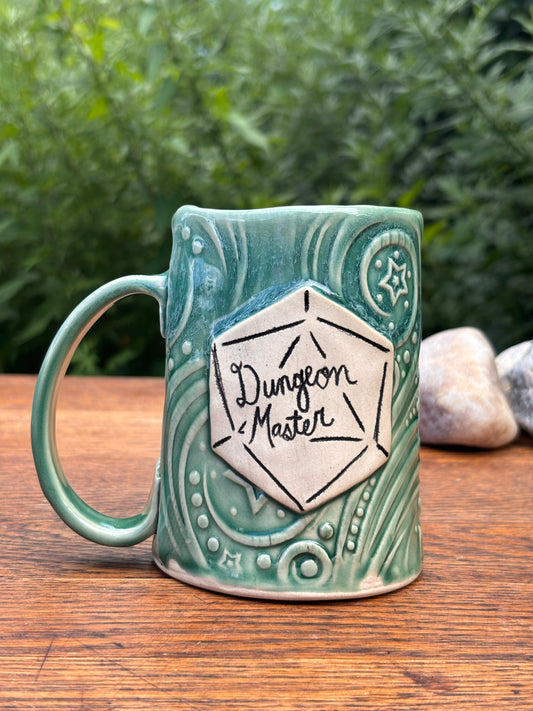 Starry Green Dungeon Master Mug - 14oz