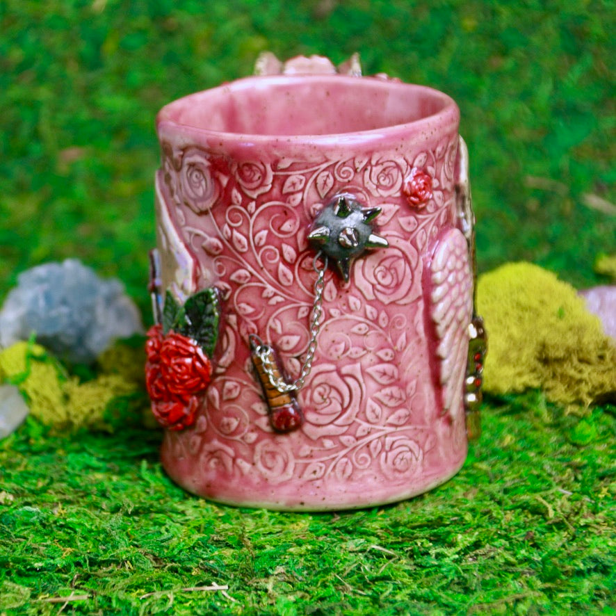 Rose Paladin Dice Mug