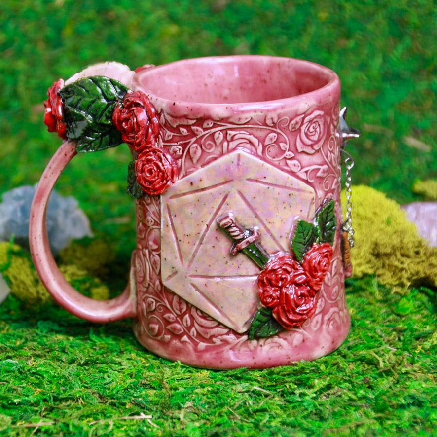 Rose Paladin Dice Mug