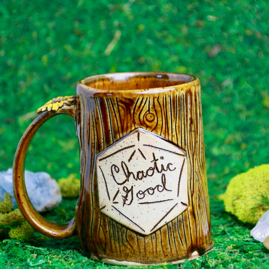 Chaotic Good Sunflower Mug - 14oz