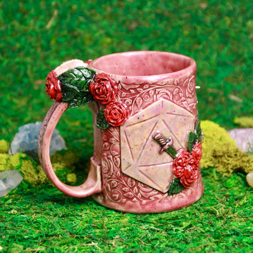 Rose Paladin Dice Mug